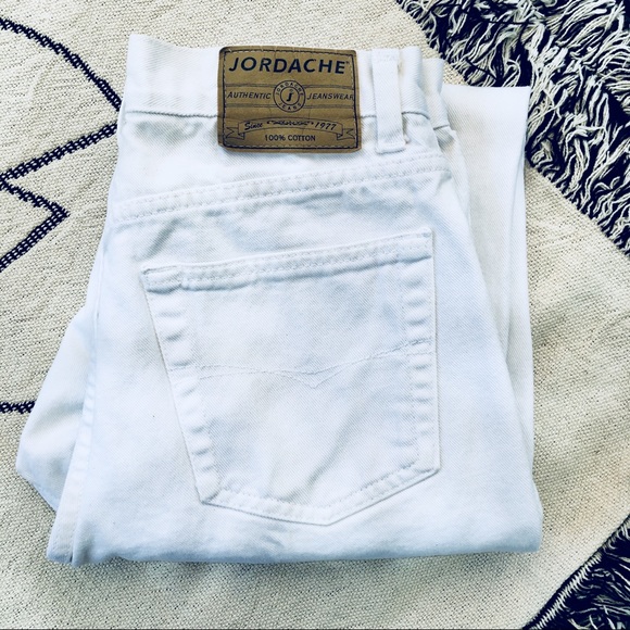 Jordache Denim - vintage 90’s highwaisted jordache mom white jeans